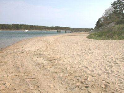 right side of beach